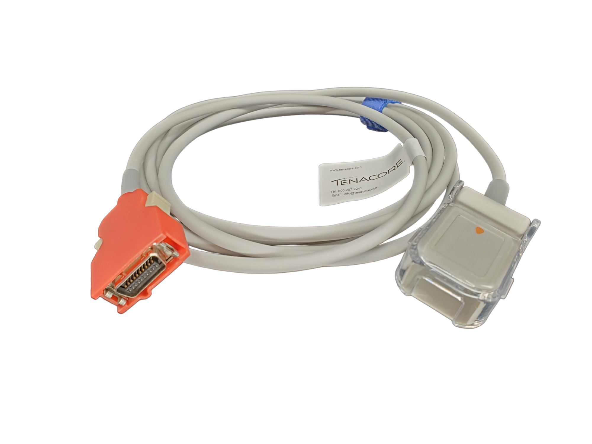 Masimo Compatible SpO2 Adaptor Cable Replacement: 3.0m, use with Masimo-LNCS sensor
