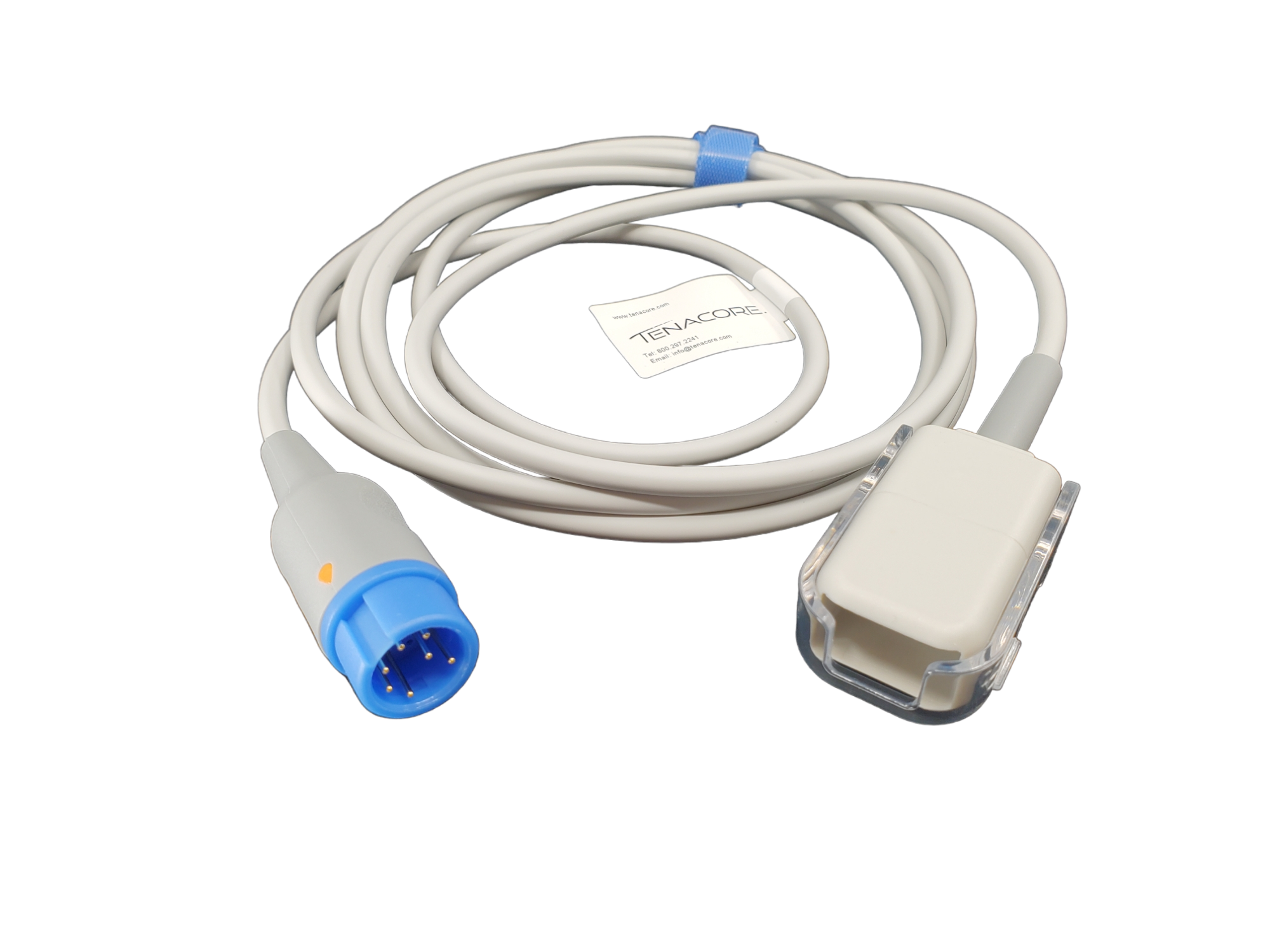 Mindray Compatible SpO2 Adaptor Cable Replacement: 2.4m, use with Nellcor-Oxismart sensor