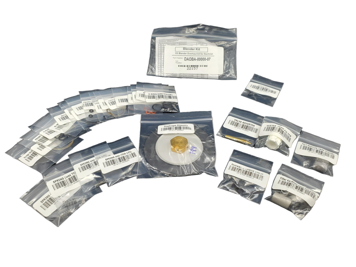 O2 Blender Overhaul Kit for Sechrist