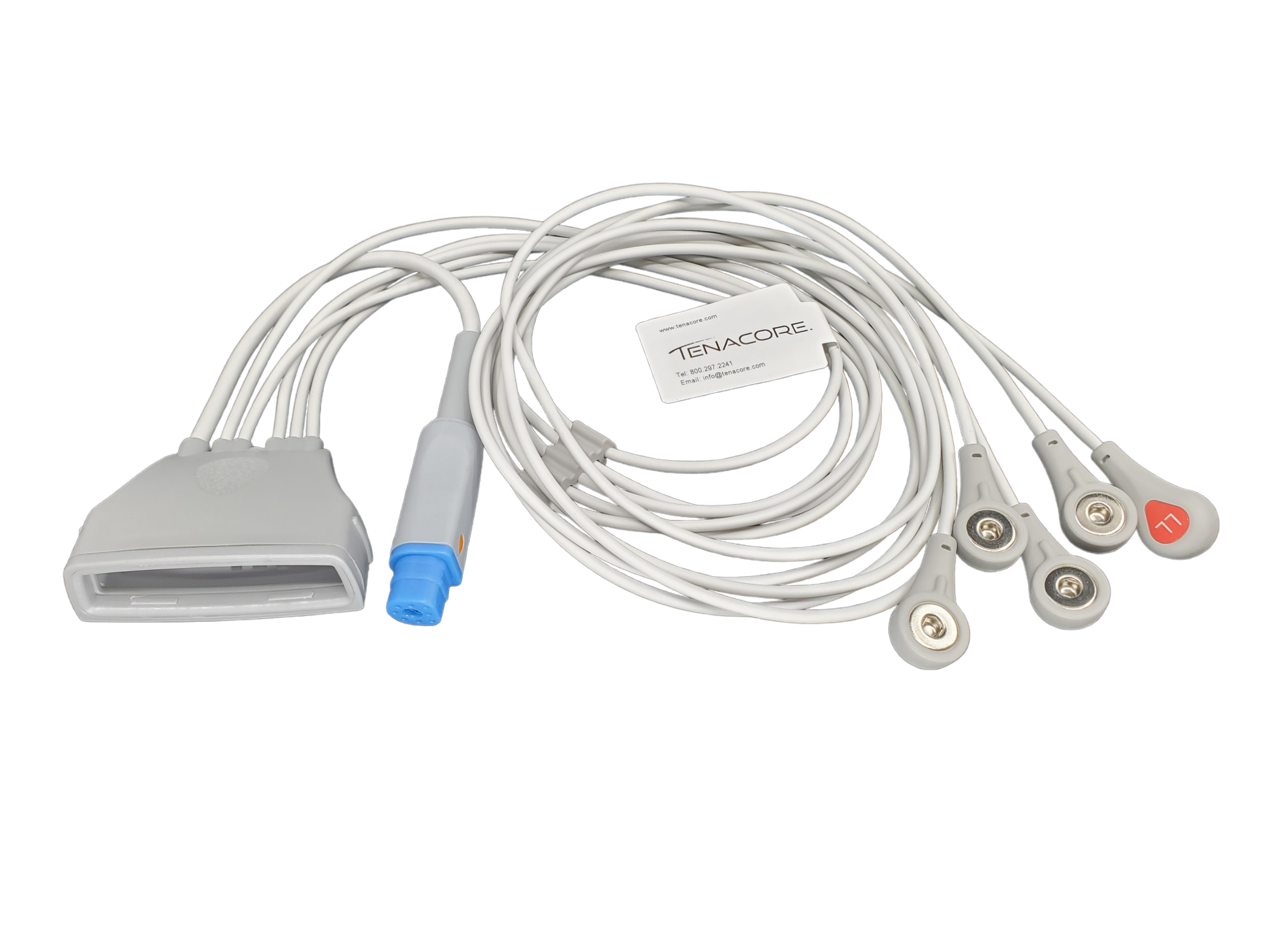 Philips Compatible 5 Leadwire ECG+ SPO2 MX40 Cable Snap