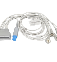 Philips Compatible 5 Leadwire ECG+ SPO2 MX40 Cable Snap