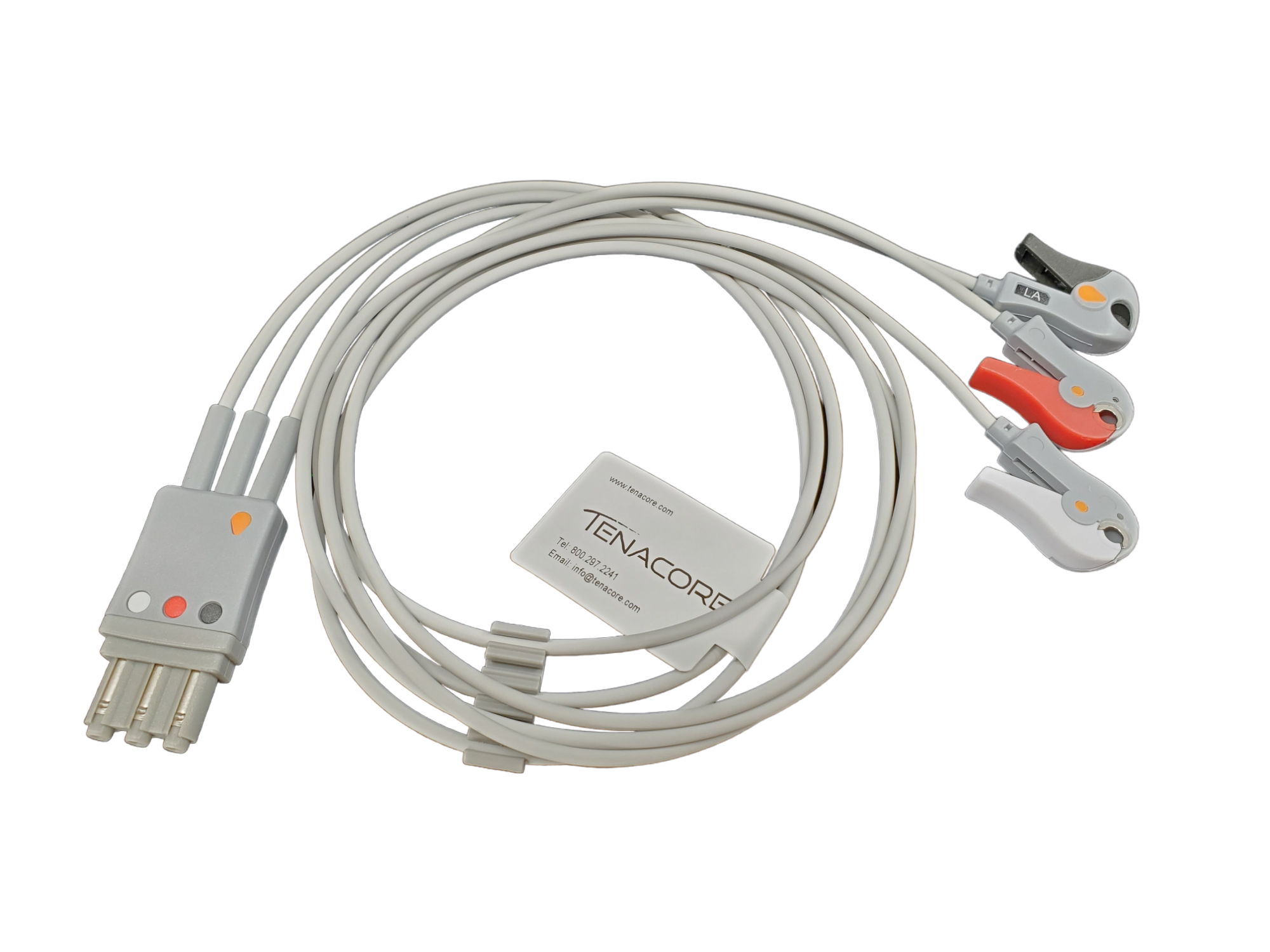 Philips Compatible 3 Leadwire ECG Pinch, Grabber 3 ft.