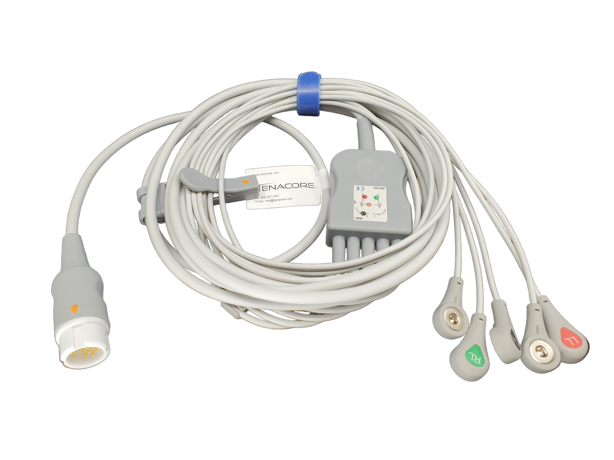 Philips Compatible ECG Lead Set Direct-Connect (5 Lead Snap)