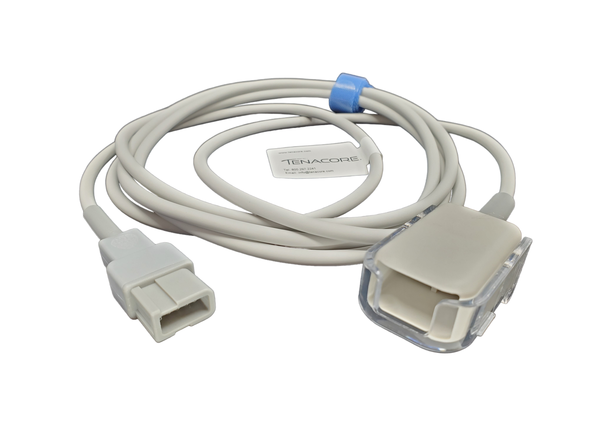 Spacelabs Masimo Compatible SpO2 Adaptor Cable Replacement: 2.4m, use with Masimo-LNCS sensor