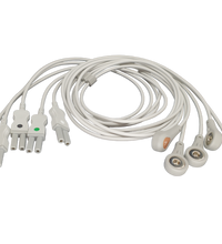 Spacelabs Compatible ECG Leadwire Replacement: 5 lead, TruLink, Snap, 0.9m , AHA