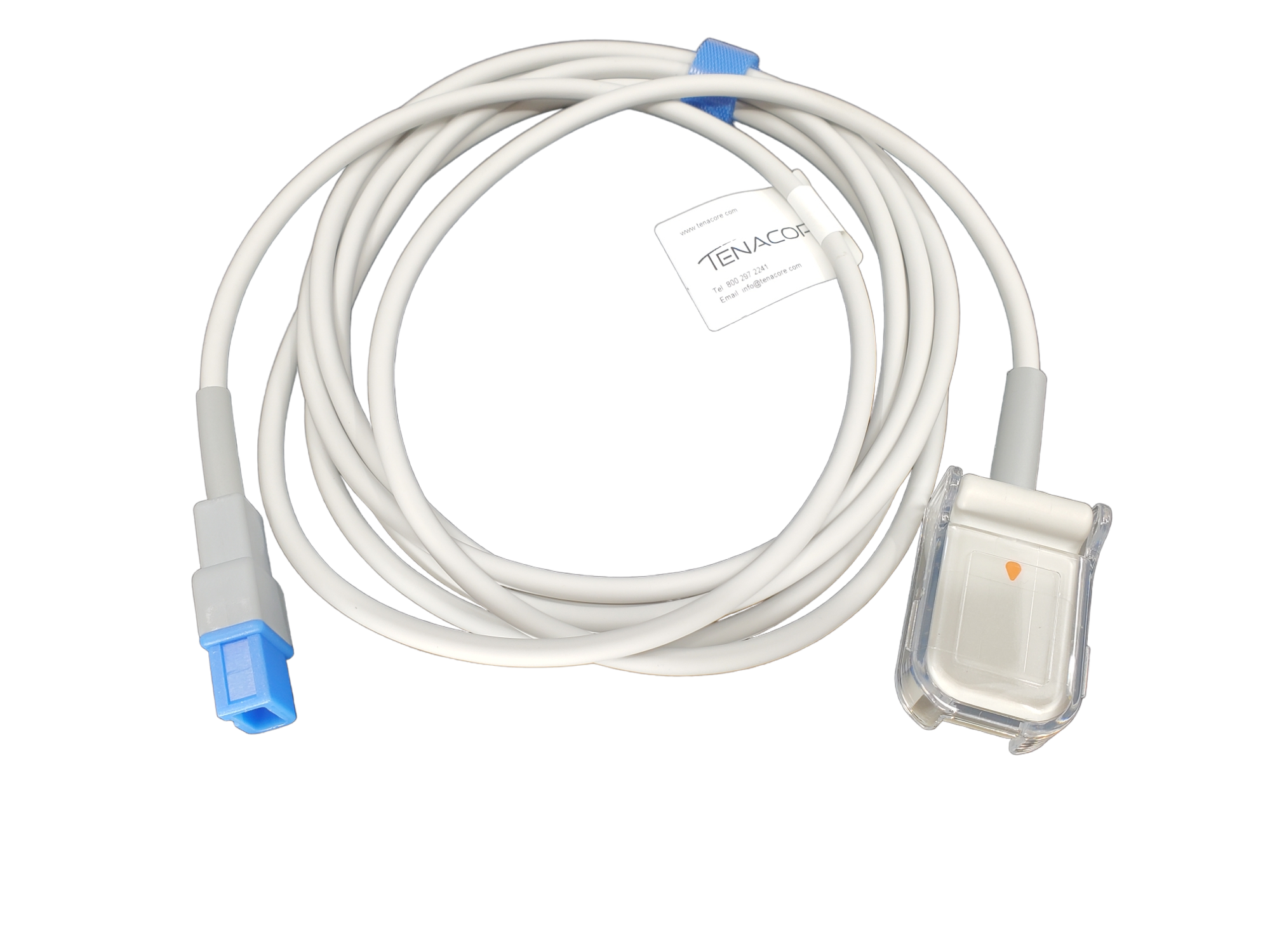 Spacelabs Compatible SpO2 Adaptor Cable Replacement: 3.0m, use with Nellcor-Oximax sensor